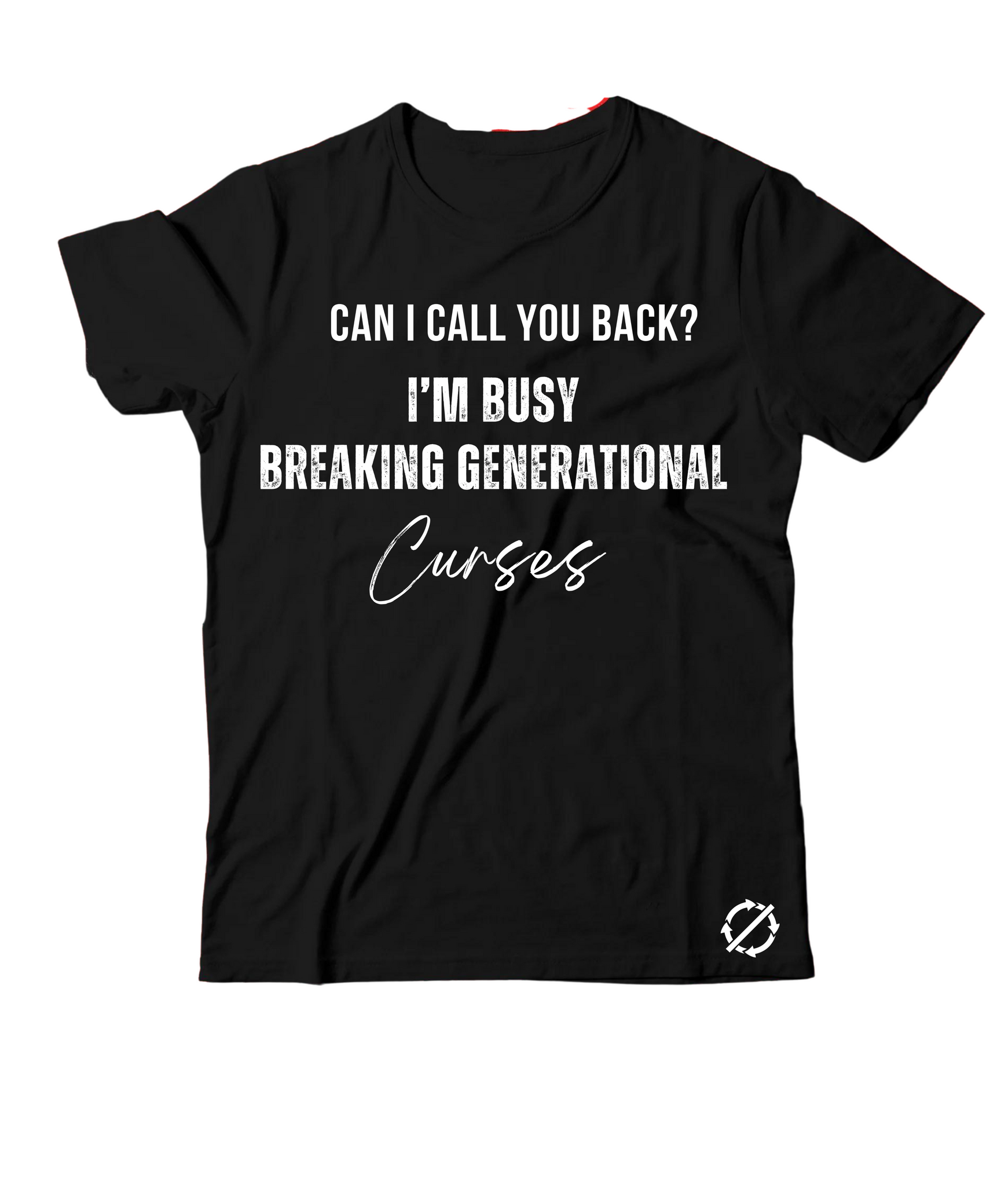 Black "Call You Back" Shirt