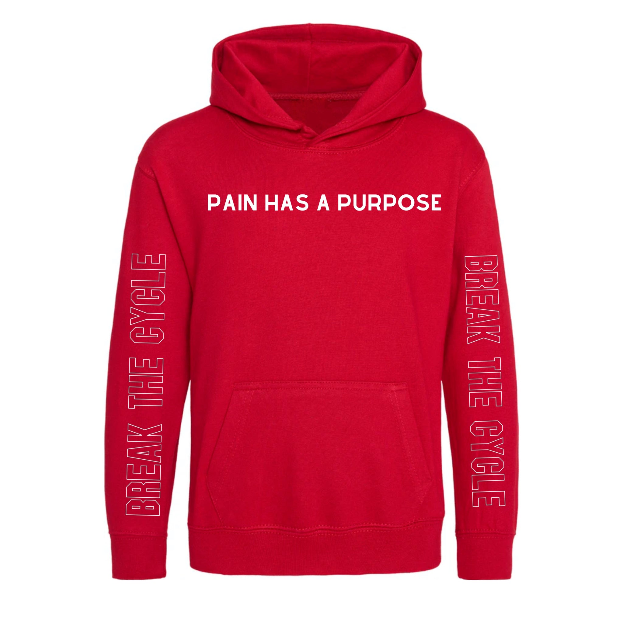 Red Pain Has A Purpose Hoodie