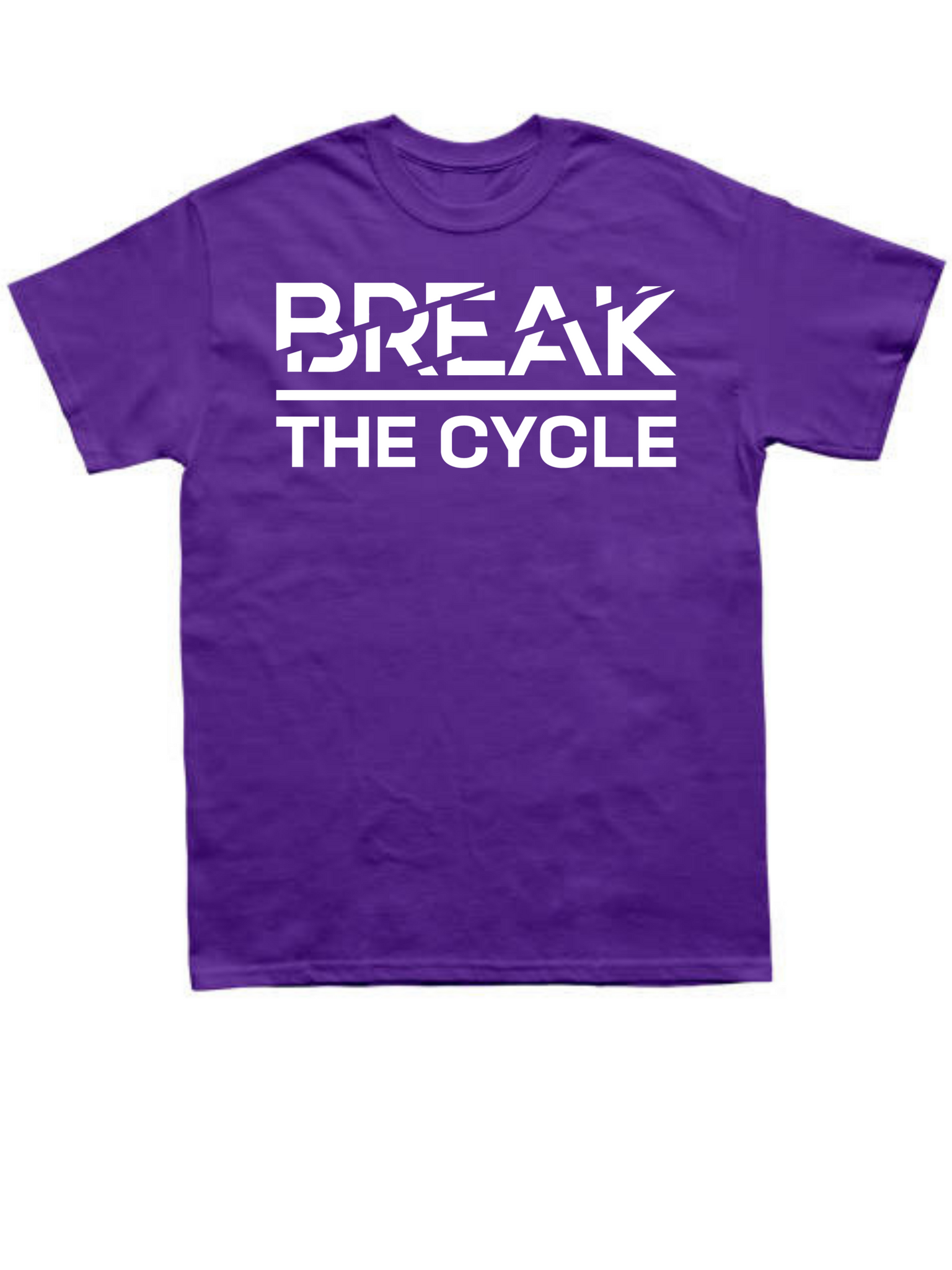 Purple Break The Cycle Tee