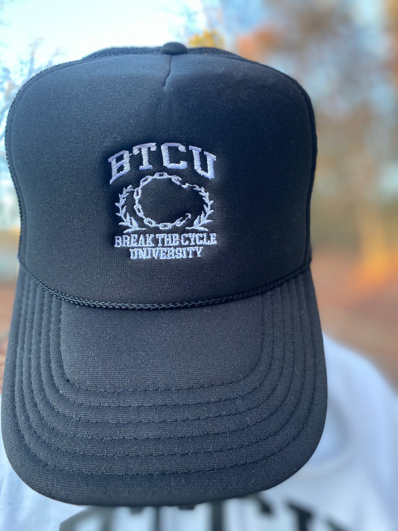 BTC University Black Trucker Hat