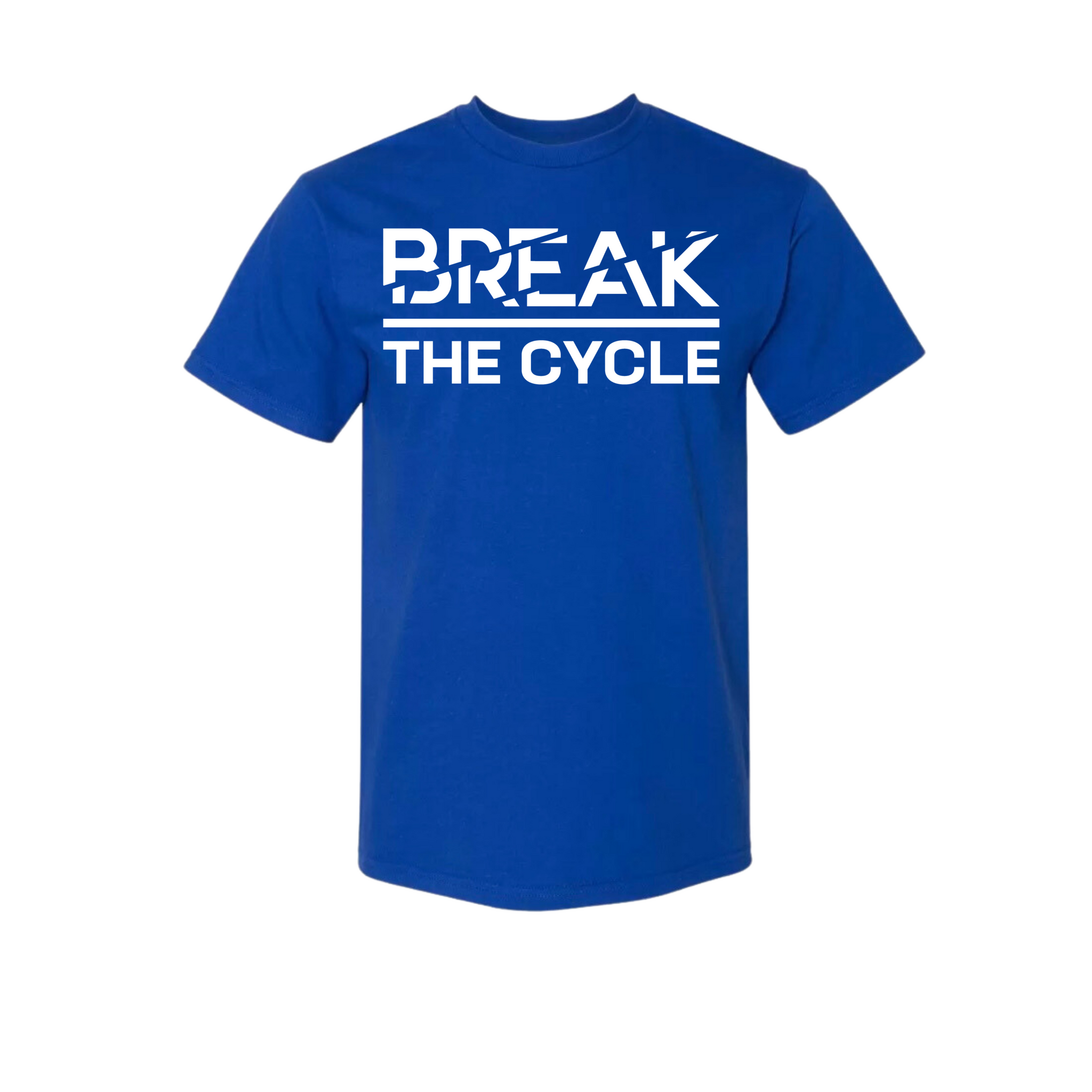 Royal Blue Break The Cycle Tee