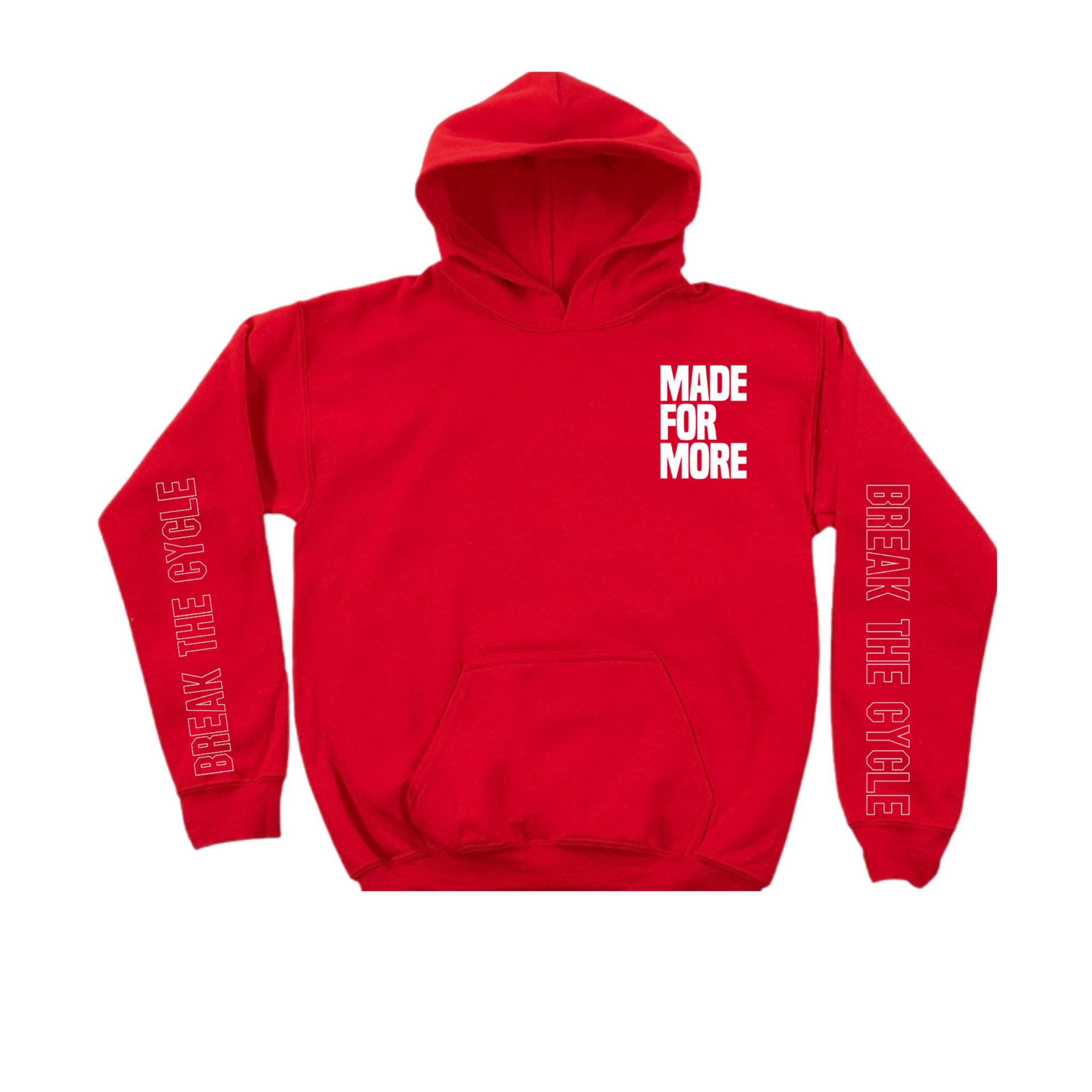 Youth Red Made For More Hoodie