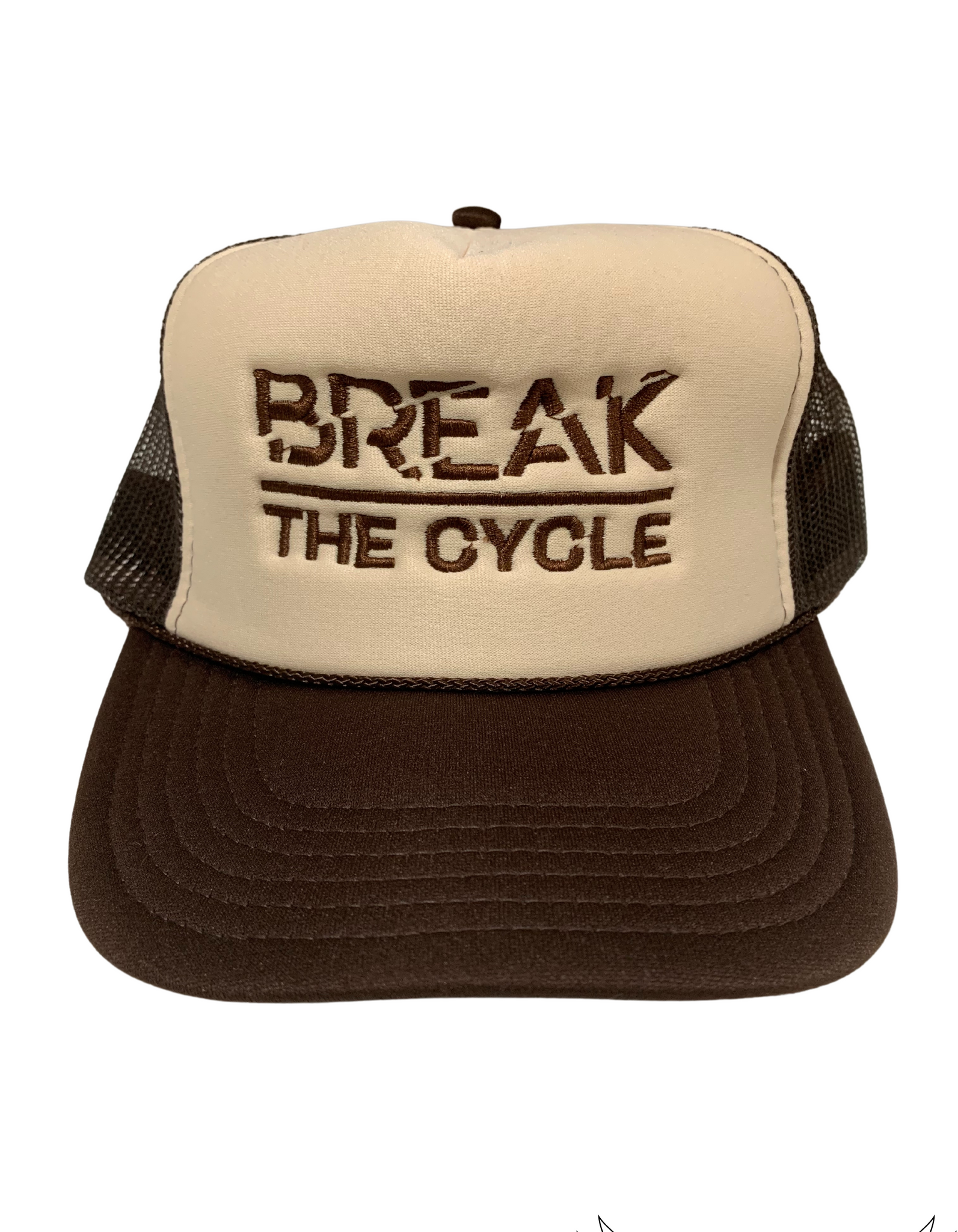 Brown Break The Cycle Trucker Hat